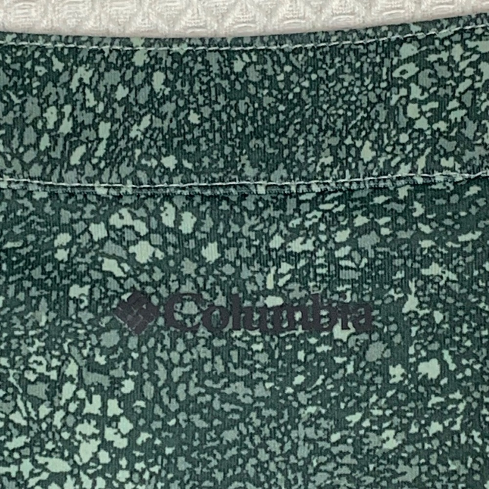 Columbia Womens XS Green Speckled Racerback Active Dress Sun Cold Bay PFG XK0033 - Picture 7 of 13